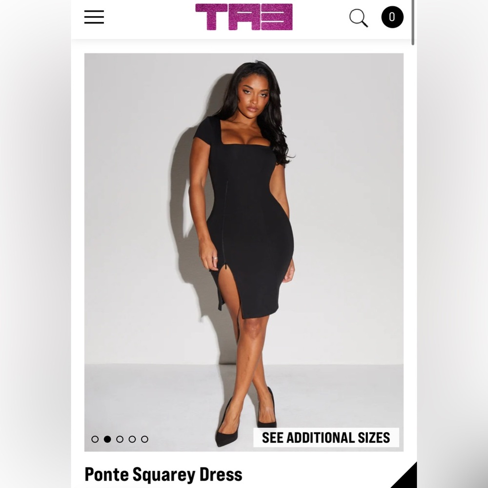 amazing Ponte Squarey Dress size S, regular